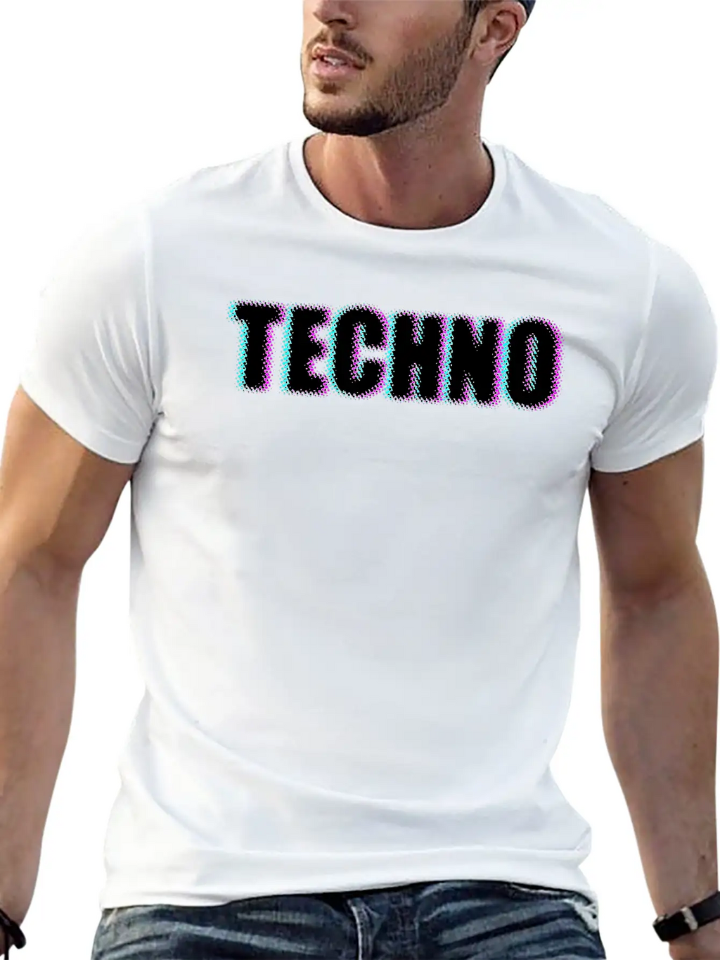 Techno Casual Graphic T-Shirt – Simple And Comfortable Daily Wear