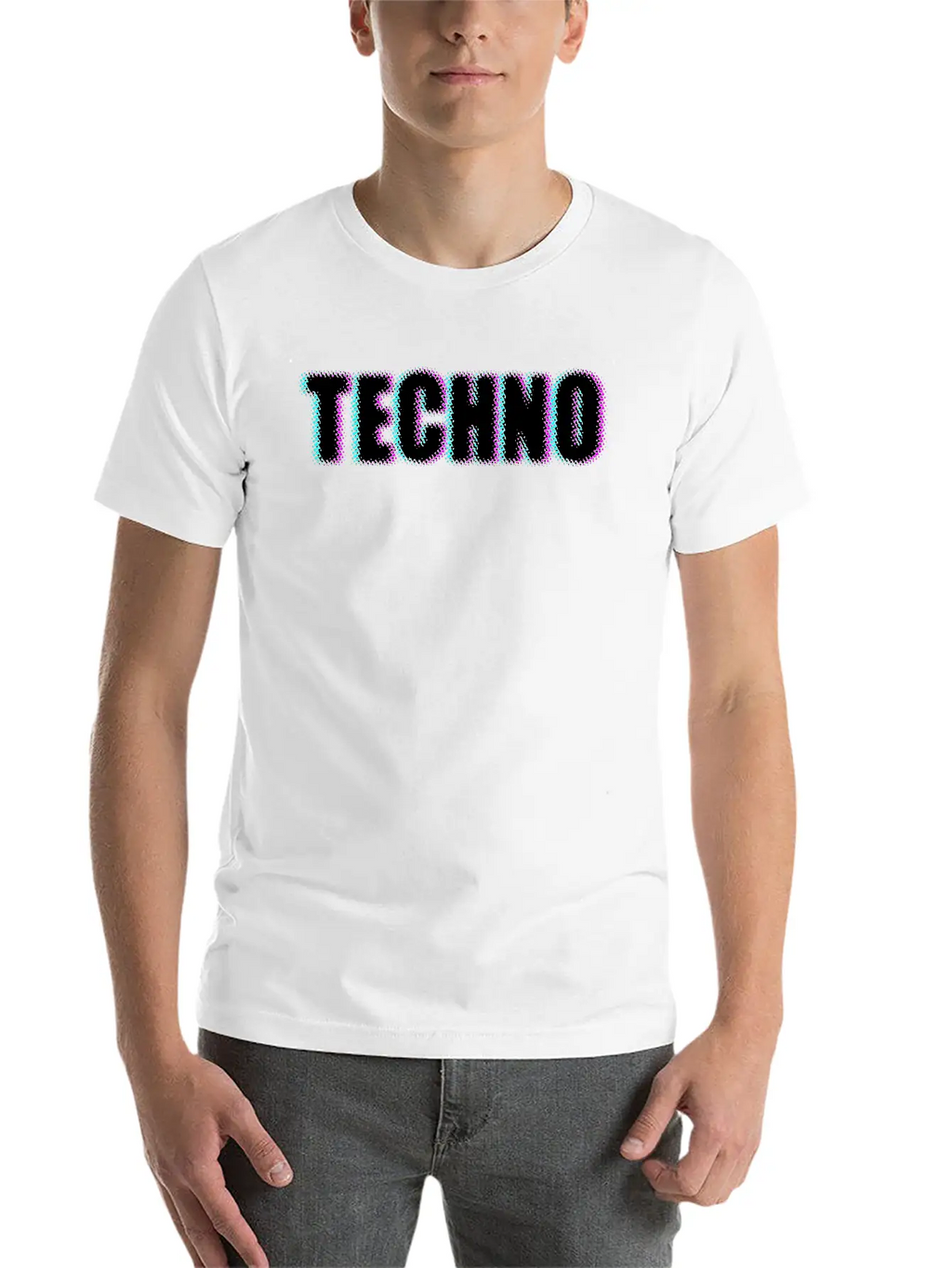 Techno Casual Graphic T-Shirt – Simple And Comfortable Daily Wear