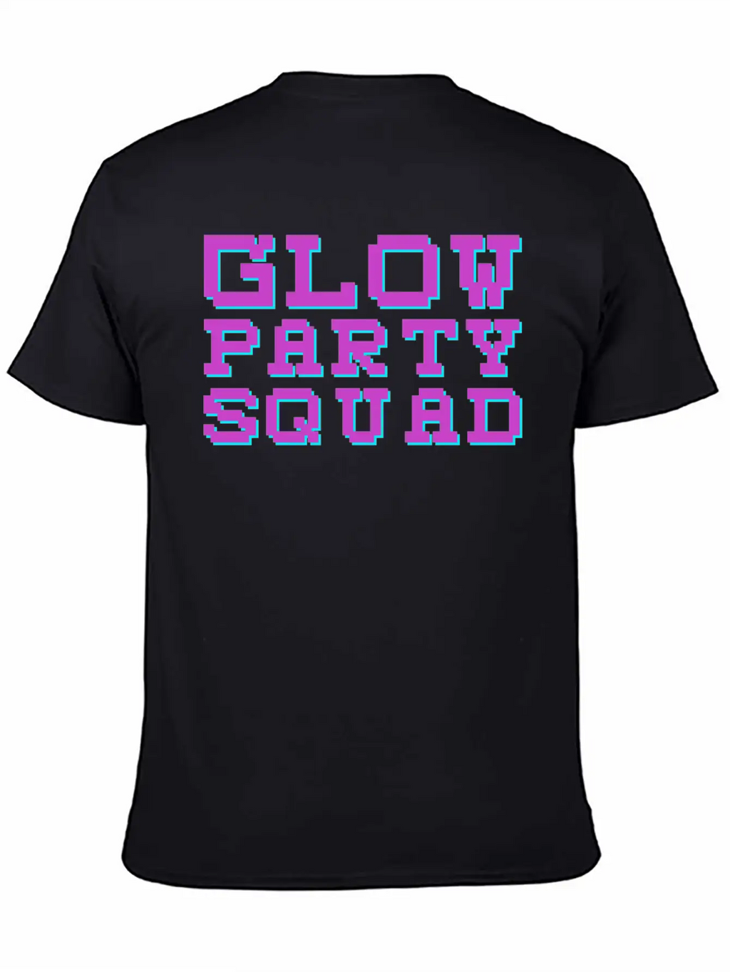 Techno EDM Glow Party Squad Essential Cotton Tee For Daily Outfits – Unisex Style