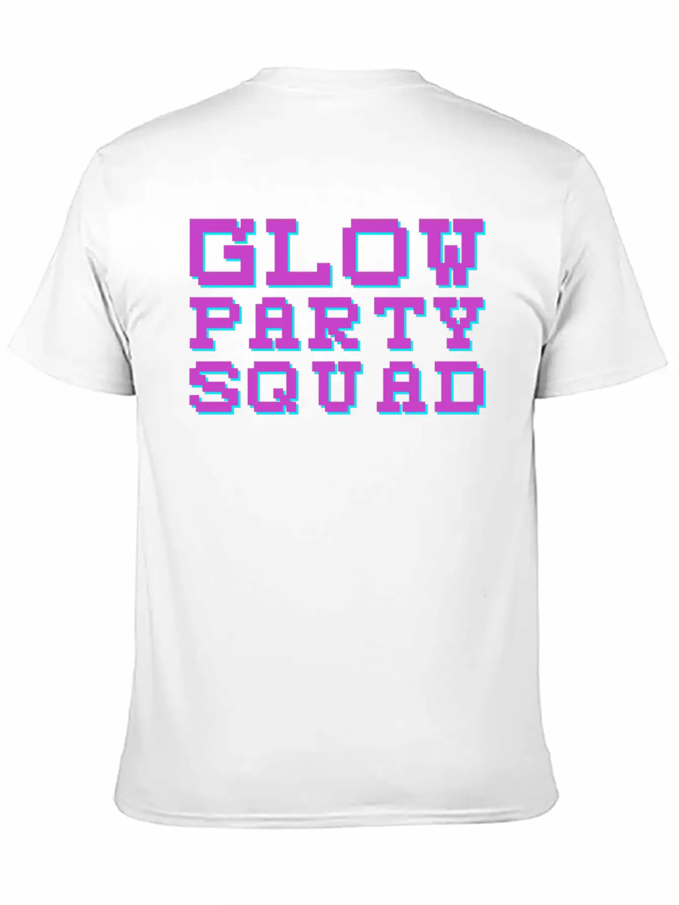 Techno EDM Glow Party Squad Essential Cotton Tee For Daily Outfits – Unisex Style