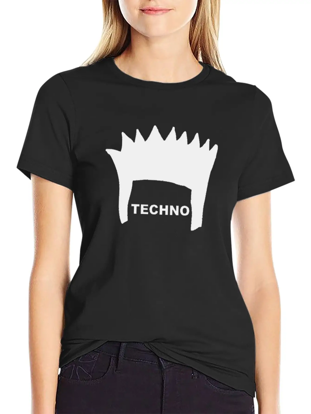 Techno Hair Casual Graphic T-Shirt – Simple And Comfortable Daily Wear