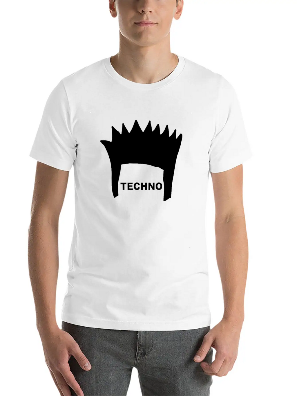 Techno Hair Casual Graphic T-Shirt – Simple And Comfortable Daily Wear