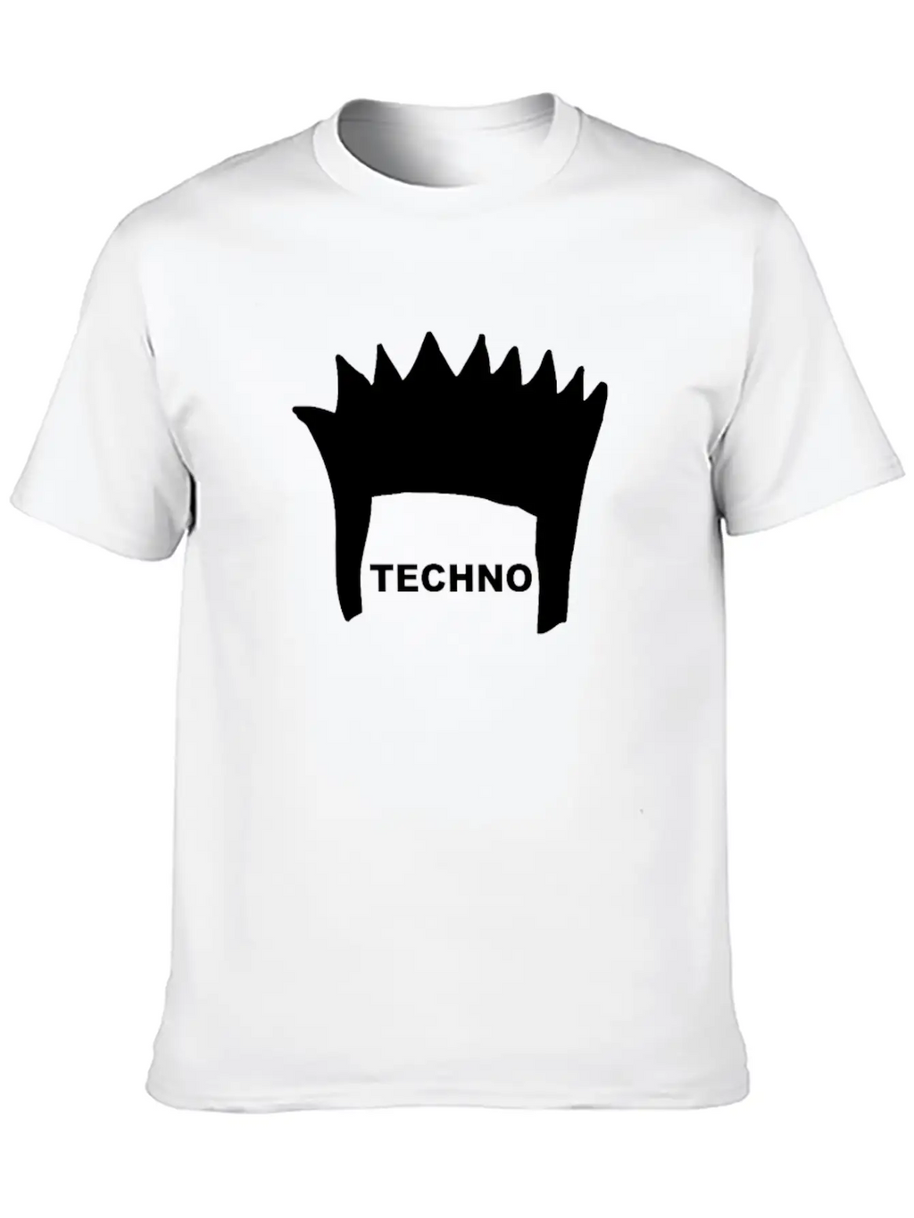 Techno Hair Casual Graphic T-Shirt – Simple And Comfortable Daily Wear