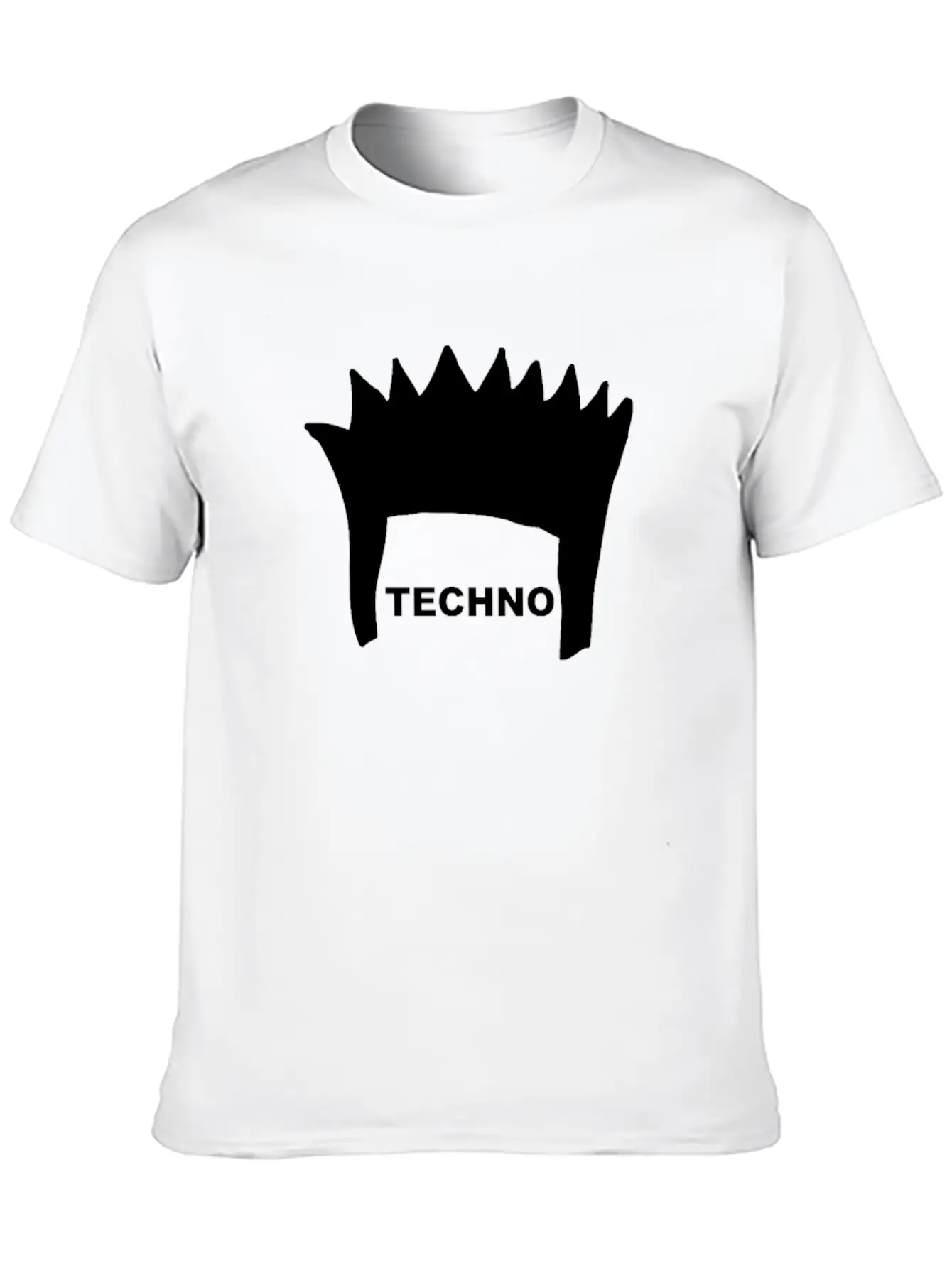 Techno Hair Casual Graphic T-Shirt – Simple And Comfortable Daily Wear