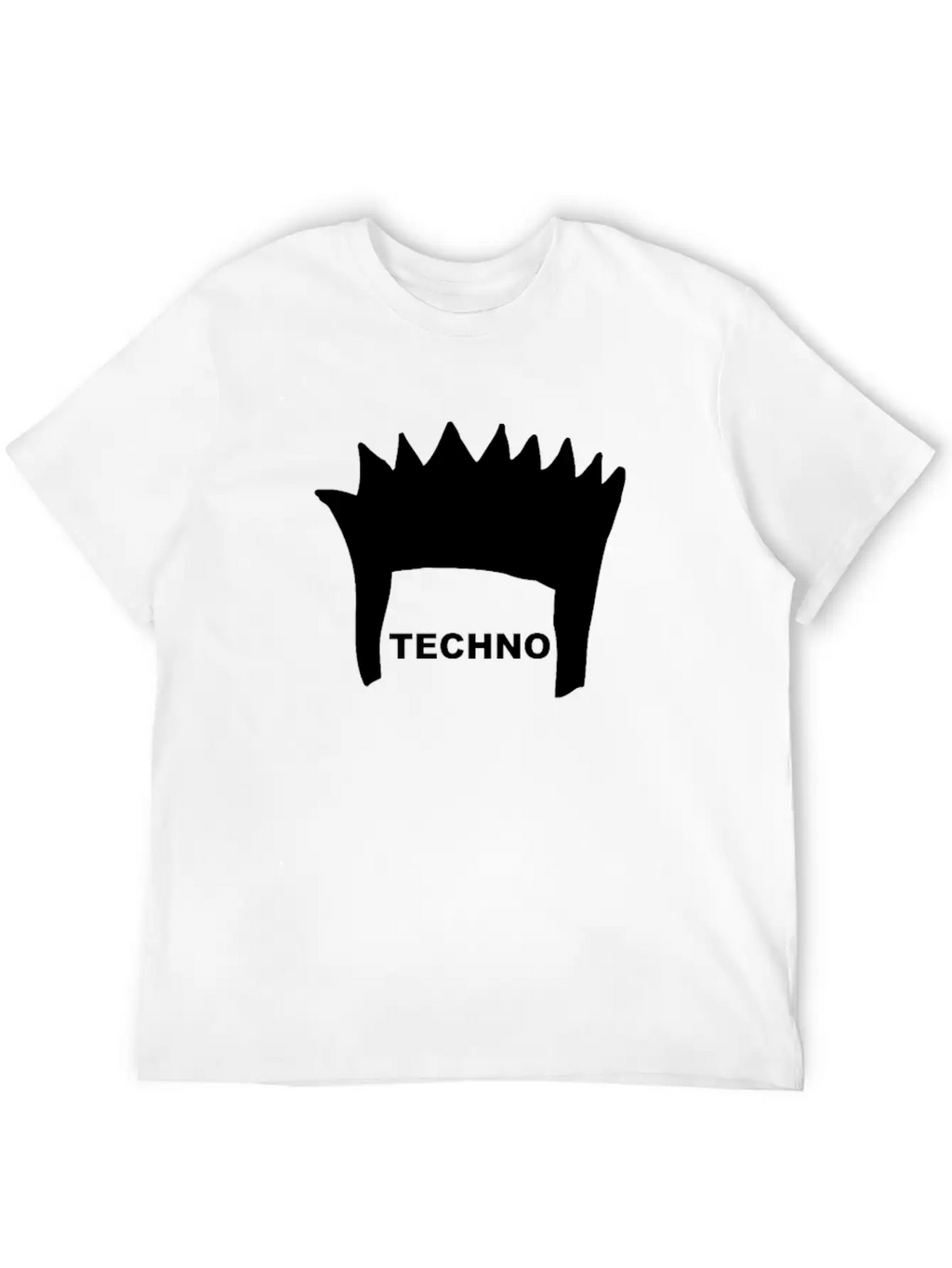Techno Hair Casual Graphic T-Shirt – Simple And Comfortable Daily Wear