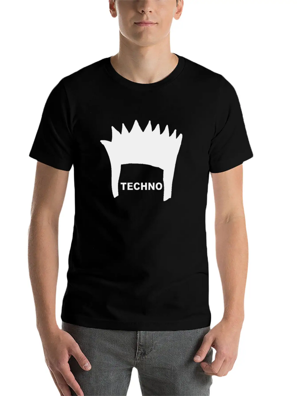 Techno Hair Casual Graphic T-Shirt – Simple And Comfortable Daily Wear