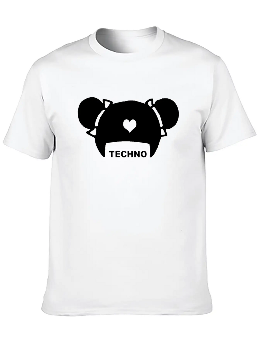 Techno Hair Underground Minimal Techno Minimal Breathable Soft Cotton T-Shirt – Timeless Casual Look