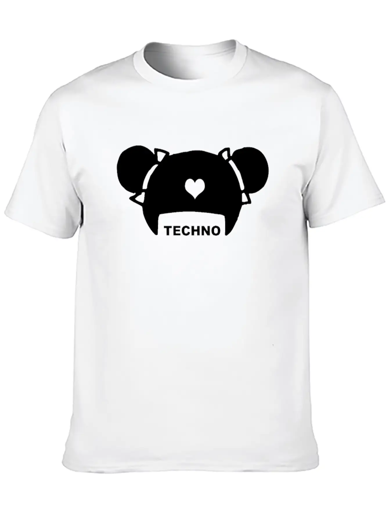 Techno Hair Underground Minimal Techno Minimal Breathable Soft Cotton T-Shirt – Timeless Casual Look