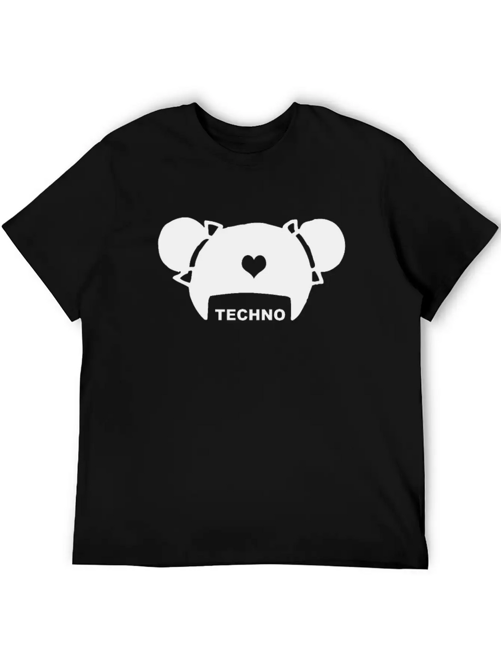 Techno Hair Underground Minimal Techno Minimal Breathable Soft Cotton T-Shirt – Timeless Casual Look