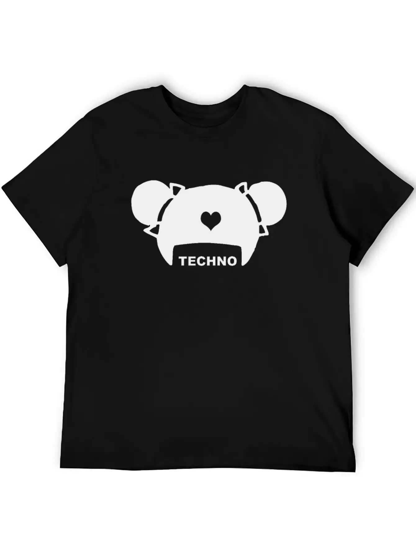 Techno Hair Underground Minimal Techno Minimal Breathable Soft Cotton T-Shirt – Timeless Casual Look