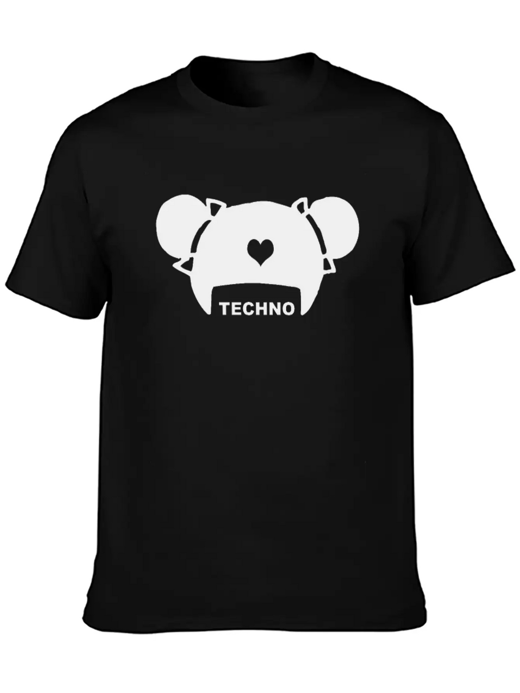 Techno Hair Underground Minimal Techno Minimal Breathable Soft Cotton T-Shirt – Timeless Casual Look