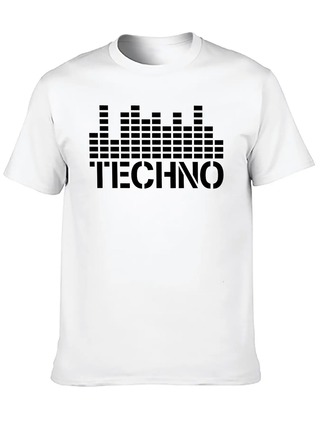 Techno Music Love Letters Quote Dance Party Logo Unisex Casual T-Shirt – Clean Design For Daily Comfort