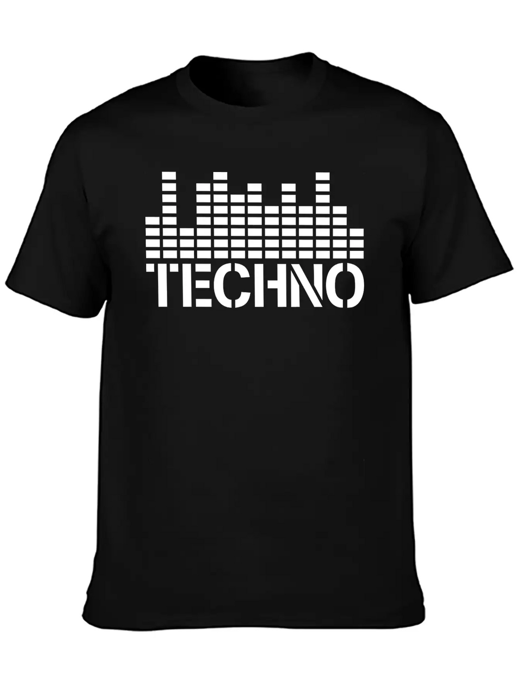 Techno Music Love Letters Quote Dance Party Logo Unisex Casual T-Shirt – Clean Design For Daily Comfort