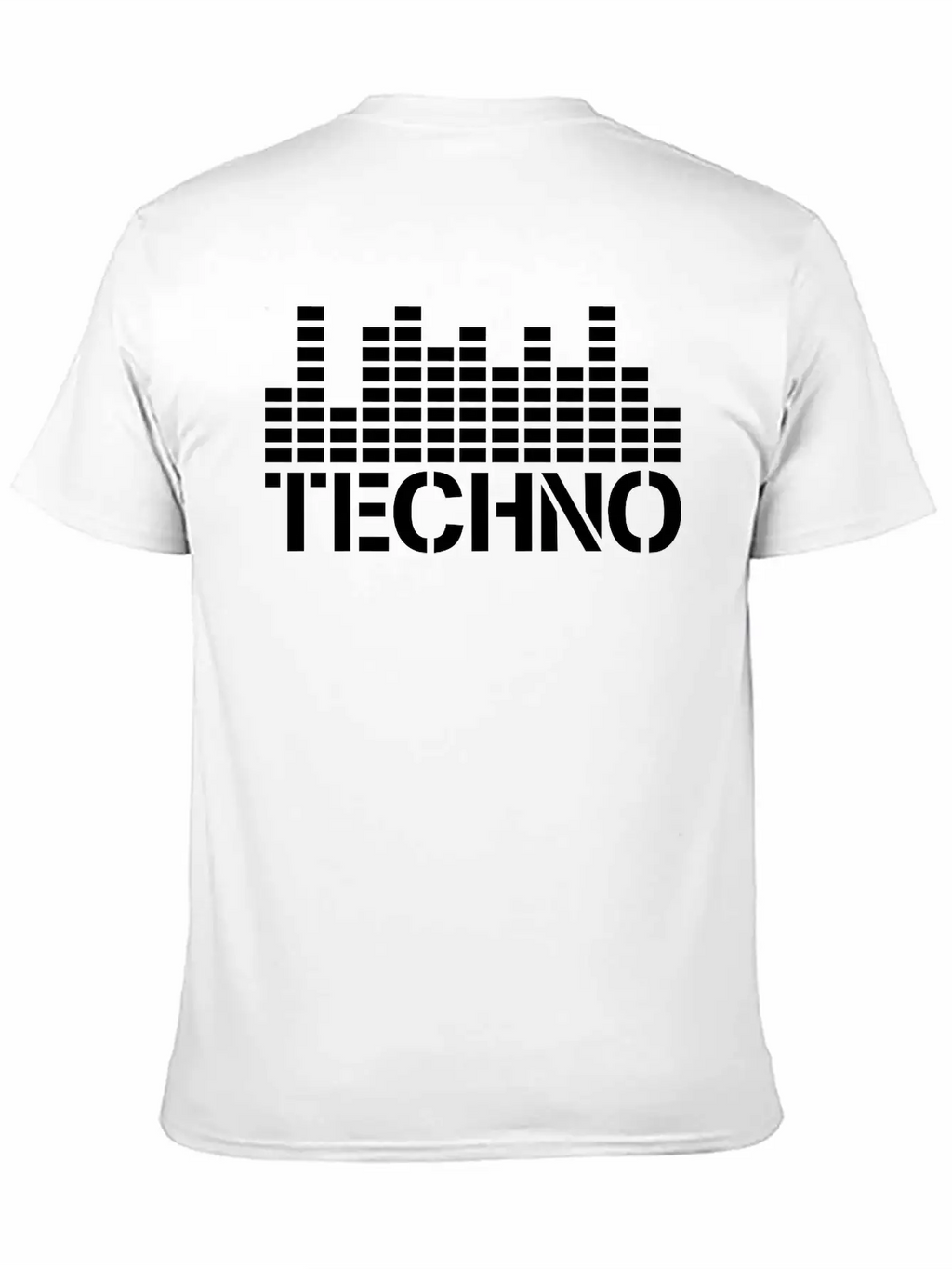 Techno Music Love Letters Quote Dance Party Logo Unisex Casual T-Shirt – Clean Design For Daily Comfort