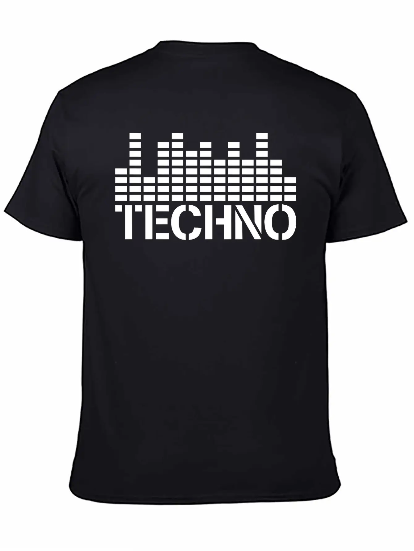 Techno Music Love Letters Quote Dance Party Logo Unisex Casual T-Shirt – Clean Design For Daily Comfort