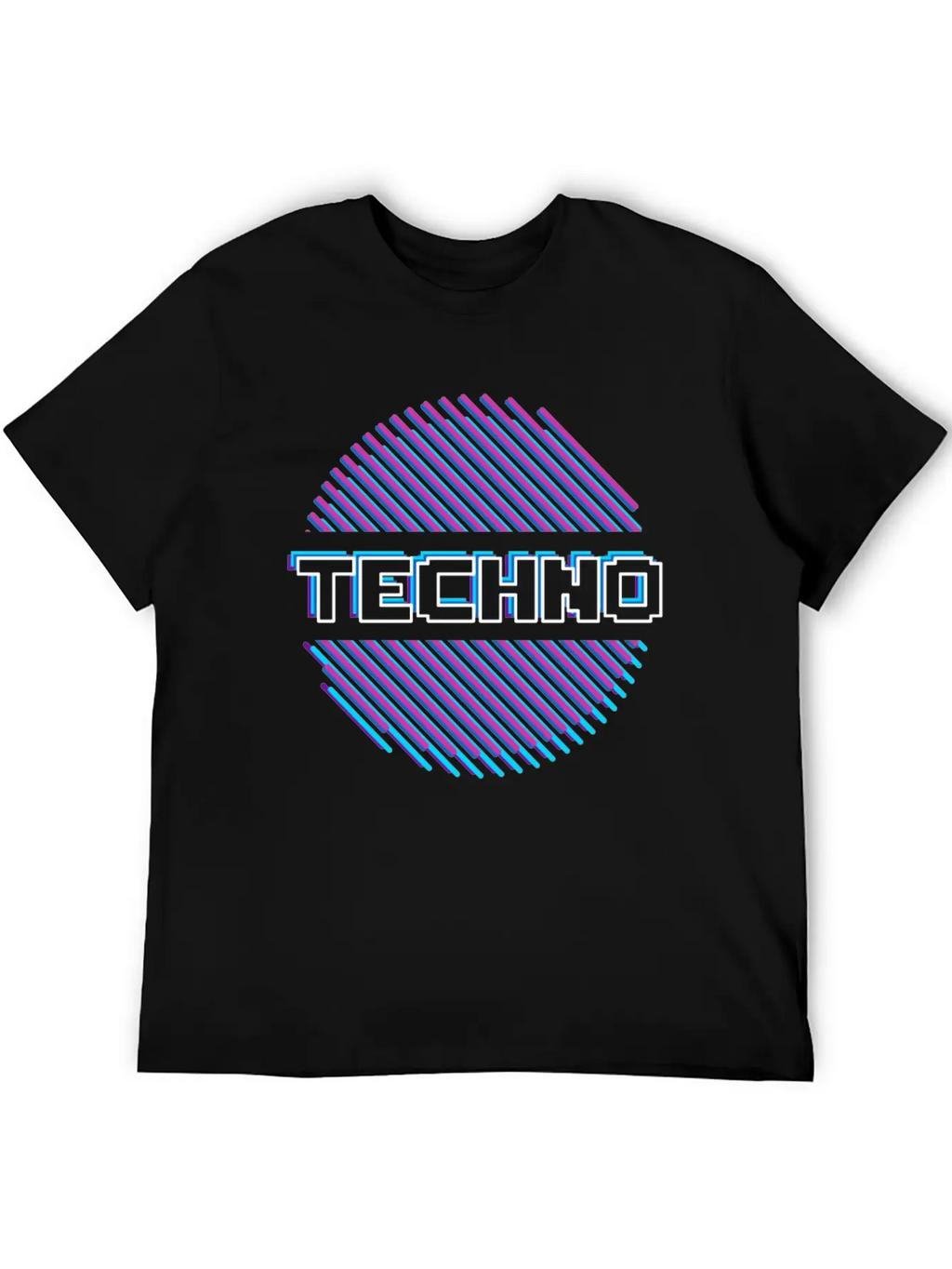 Techno Music Raver Rave Breathable Graphic T-Shirt – Perfect For Casual Days