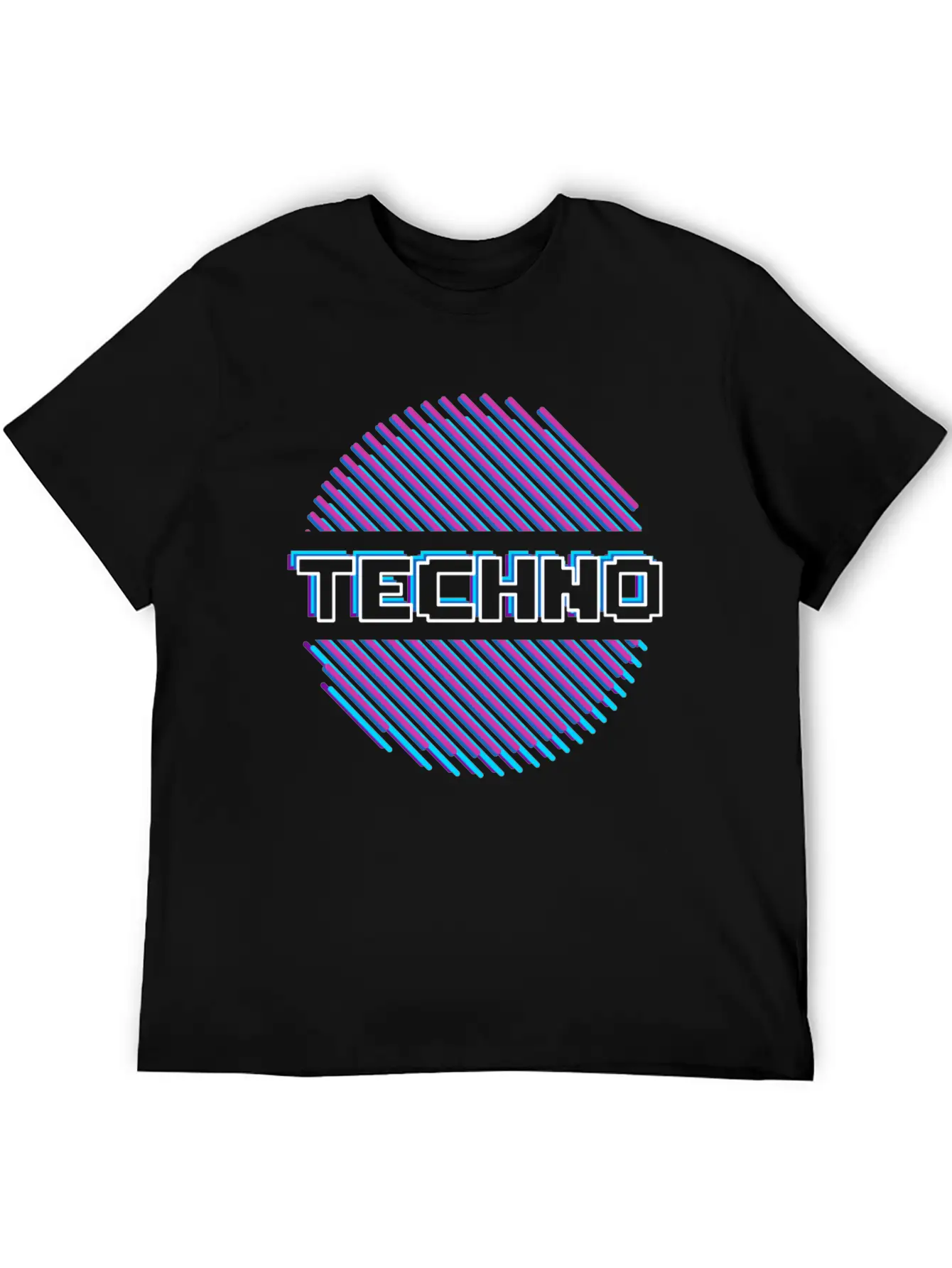 Techno Music Raver Rave Breathable Graphic T-Shirt – Perfect For Casual Days