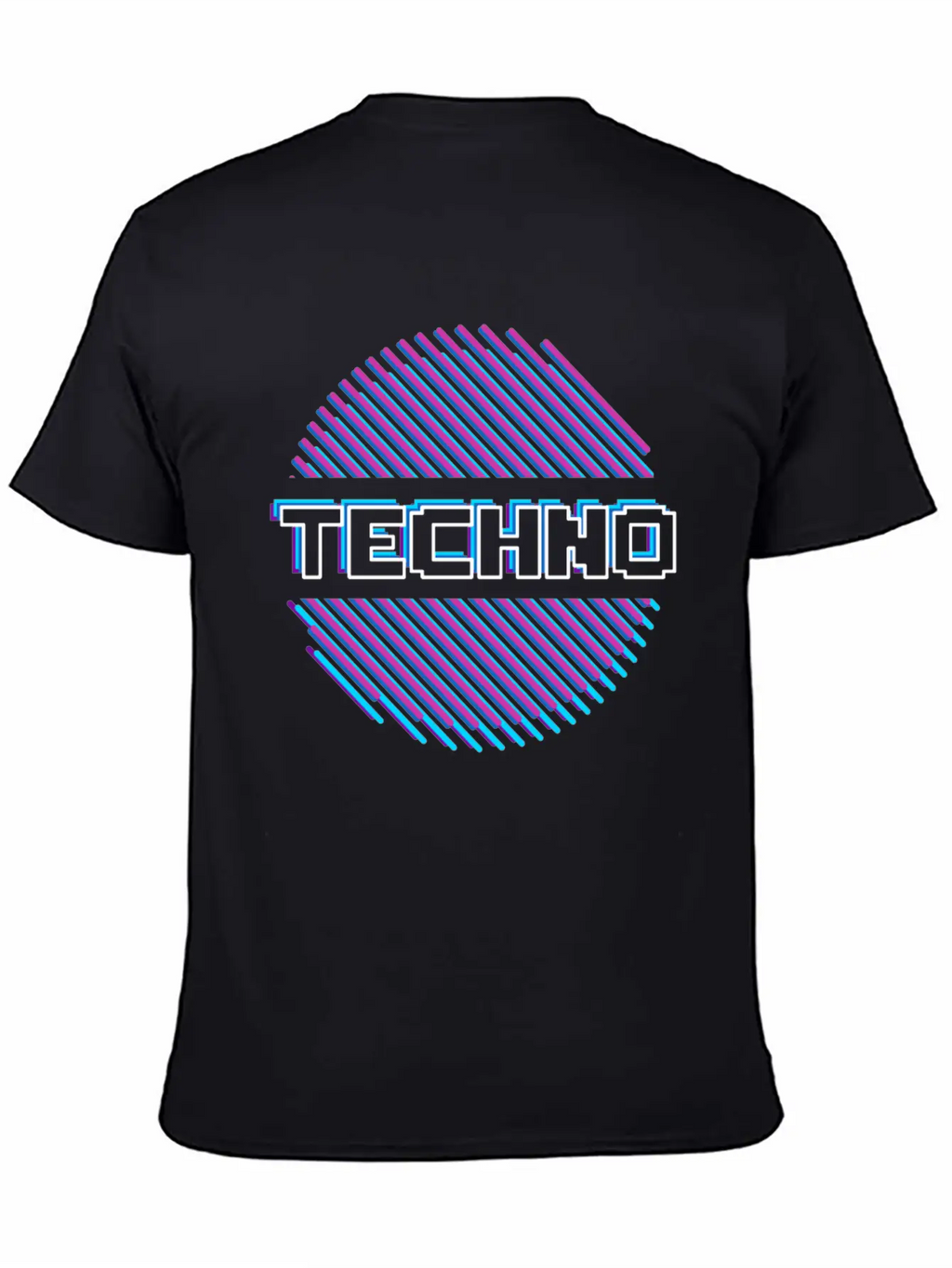 Techno Music Raver Rave Breathable Graphic T-Shirt – Perfect For Casual Days