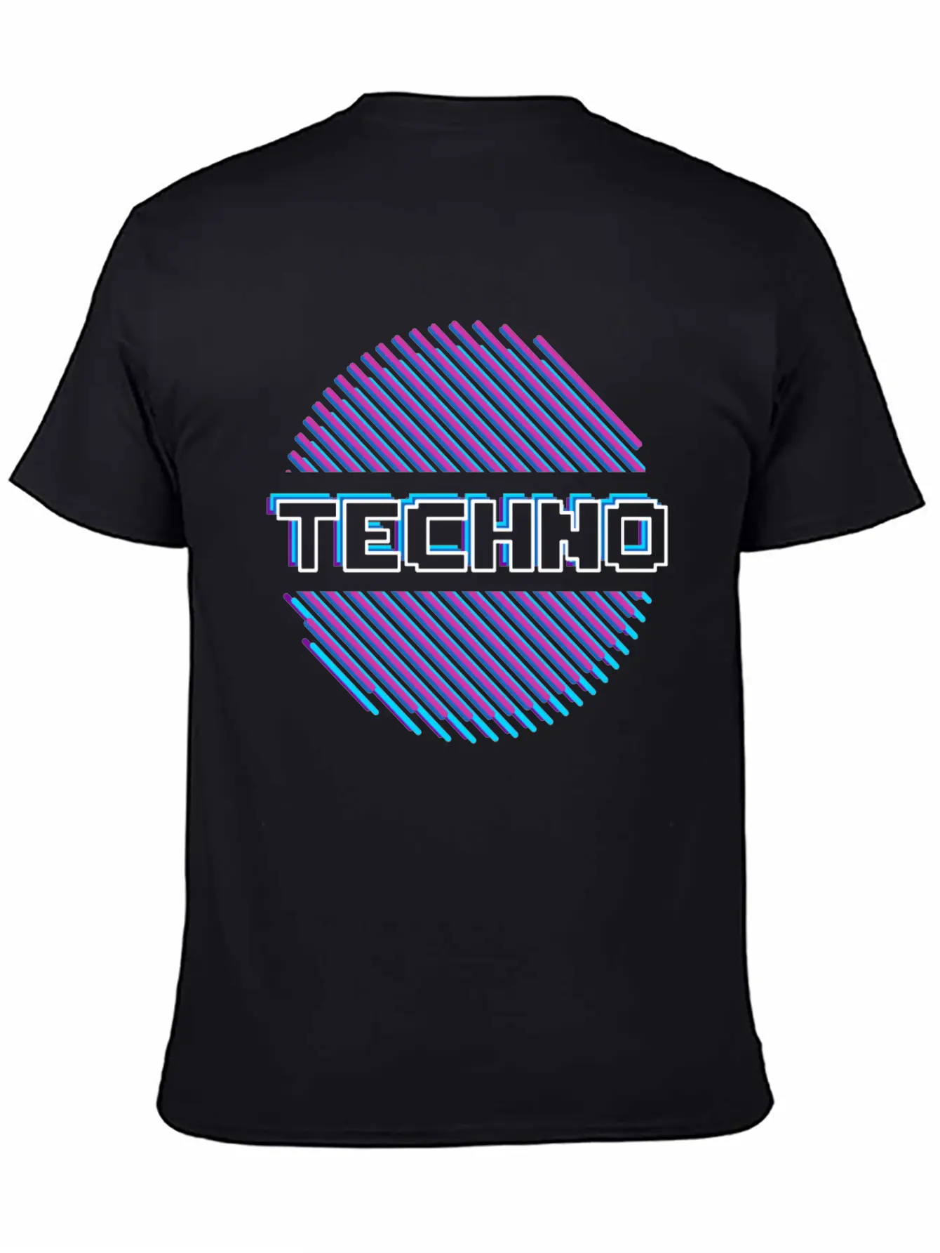 Techno Music Raver Rave Breathable Graphic T-Shirt – Perfect For Casual Days