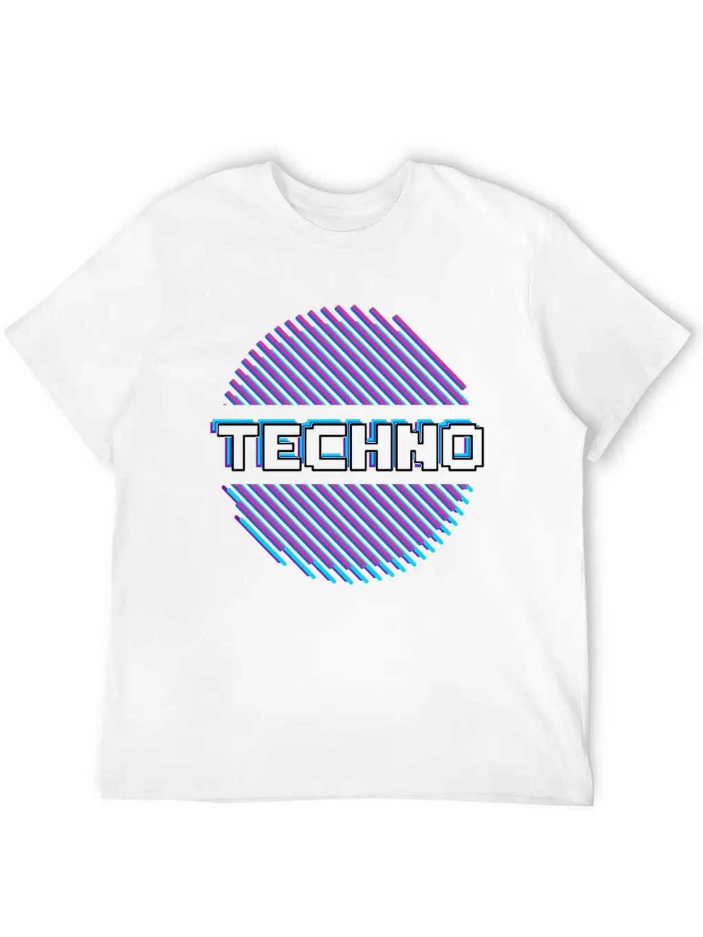 Techno Music Raver Rave Breathable Graphic T-Shirt – Perfect For Casual Days
