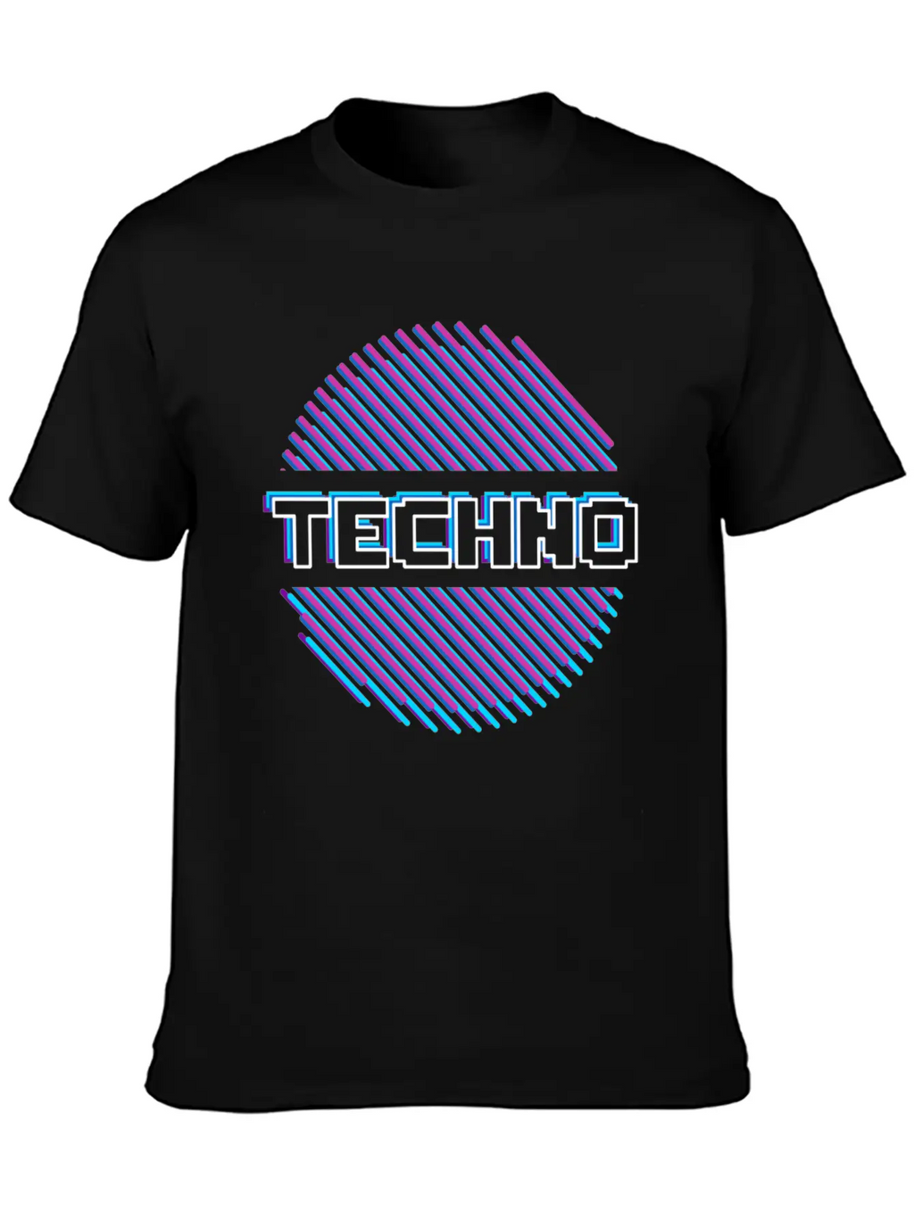 Techno Music Raver Rave Breathable Graphic T-Shirt – Perfect For Casual Days