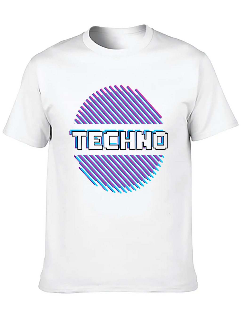 Techno Music Raver Rave Breathable Graphic T-Shirt – Perfect For Casual Days