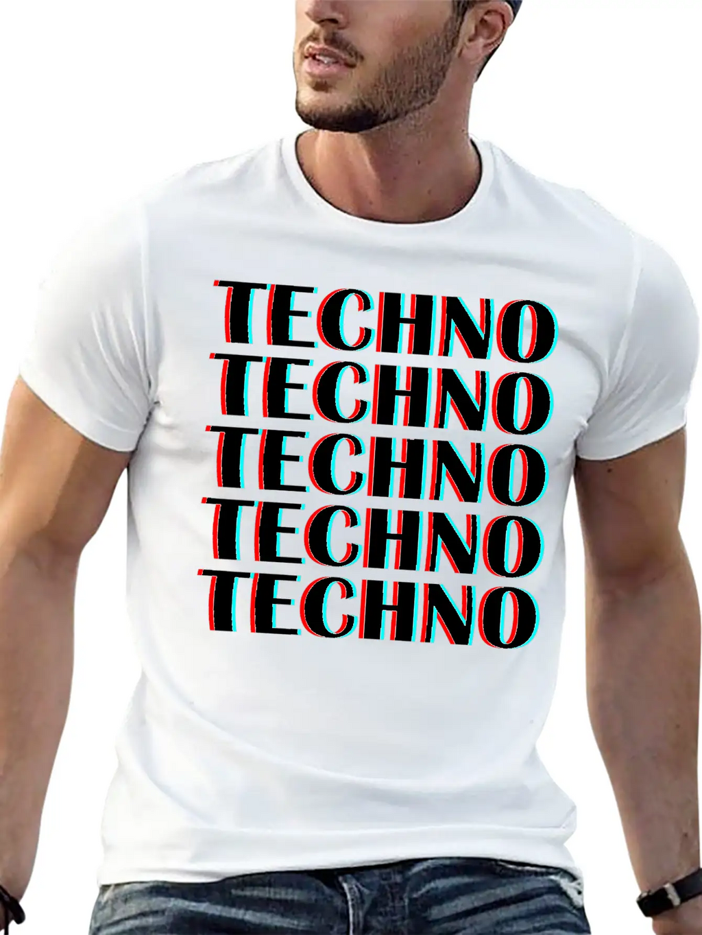 Techno Music Unisex Casual T-Shirt – Clean Design For Daily Comfort