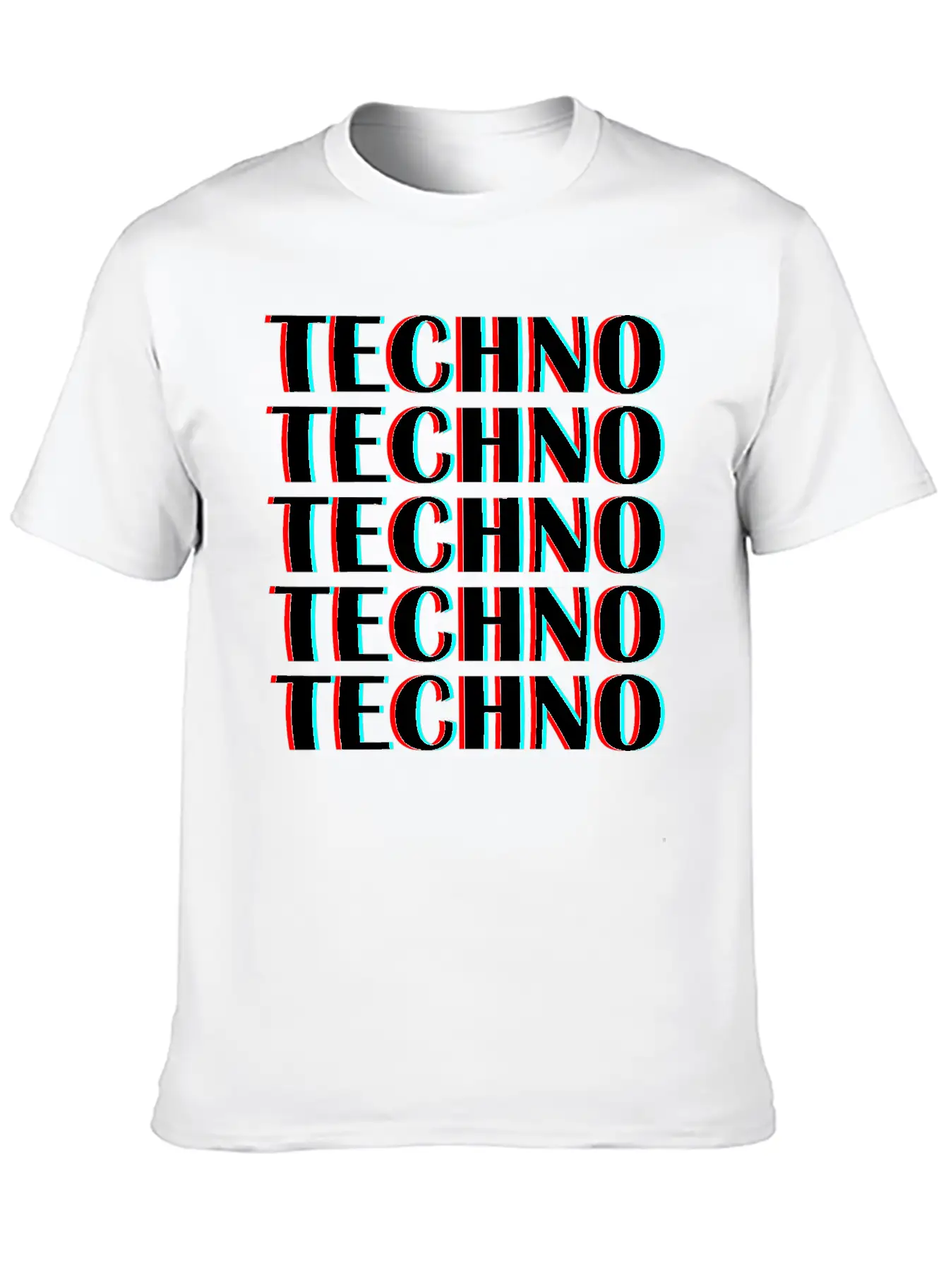 Techno Music Unisex Casual T-Shirt – Clean Design For Daily Comfort