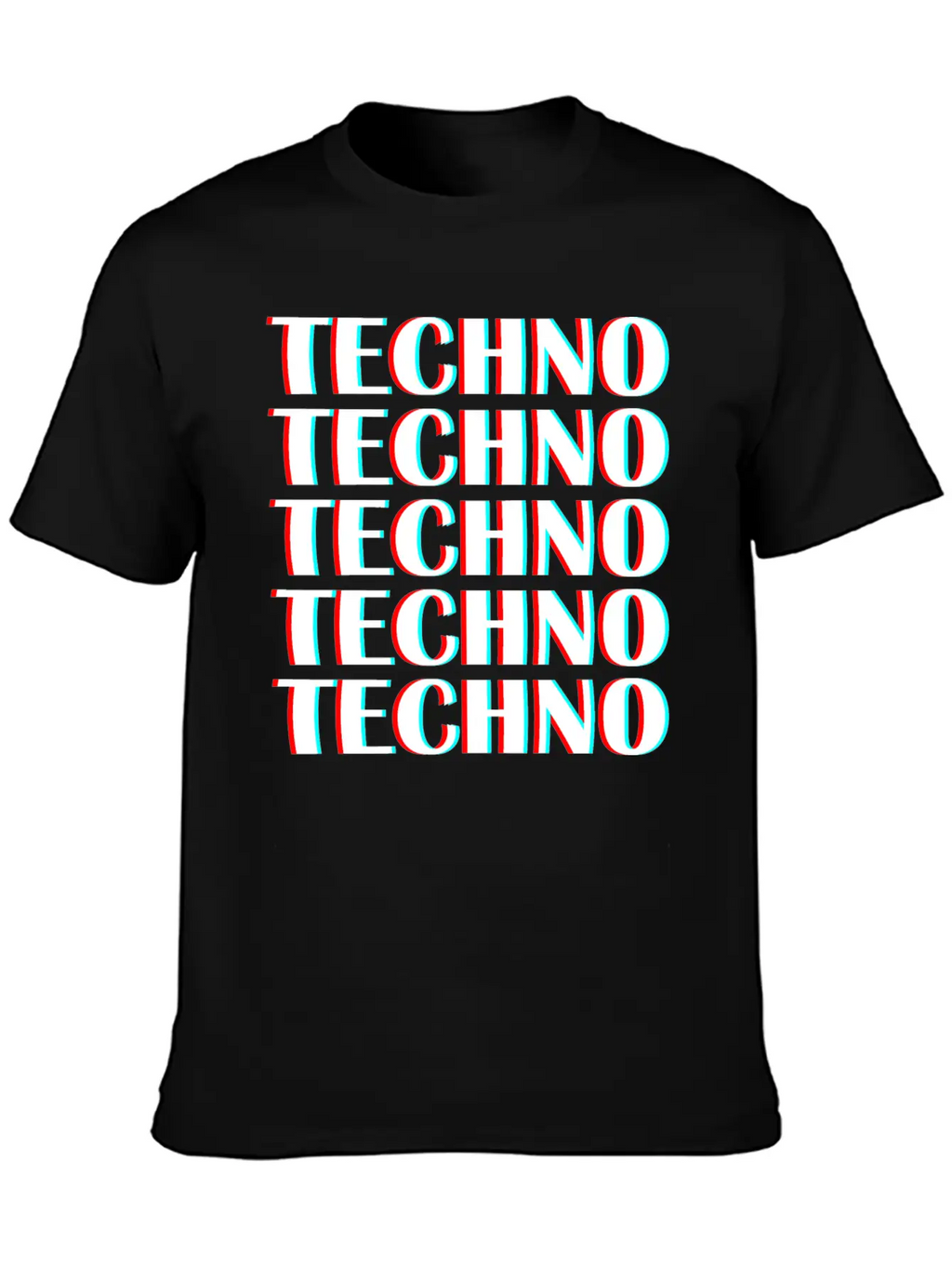 Techno Music Unisex Casual T-Shirt – Clean Design For Daily Comfort