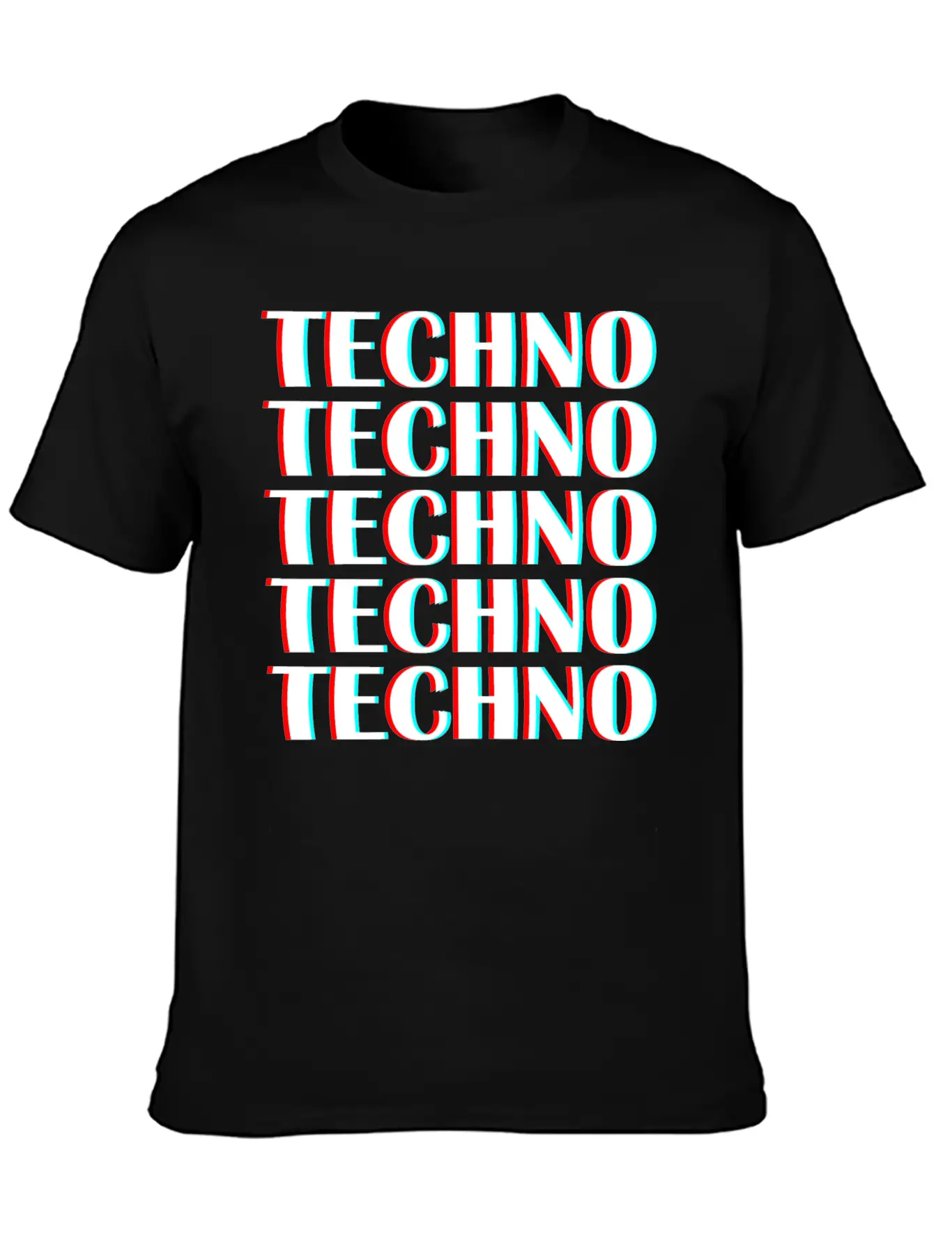 Techno Music Unisex Casual T-Shirt – Clean Design For Daily Comfort