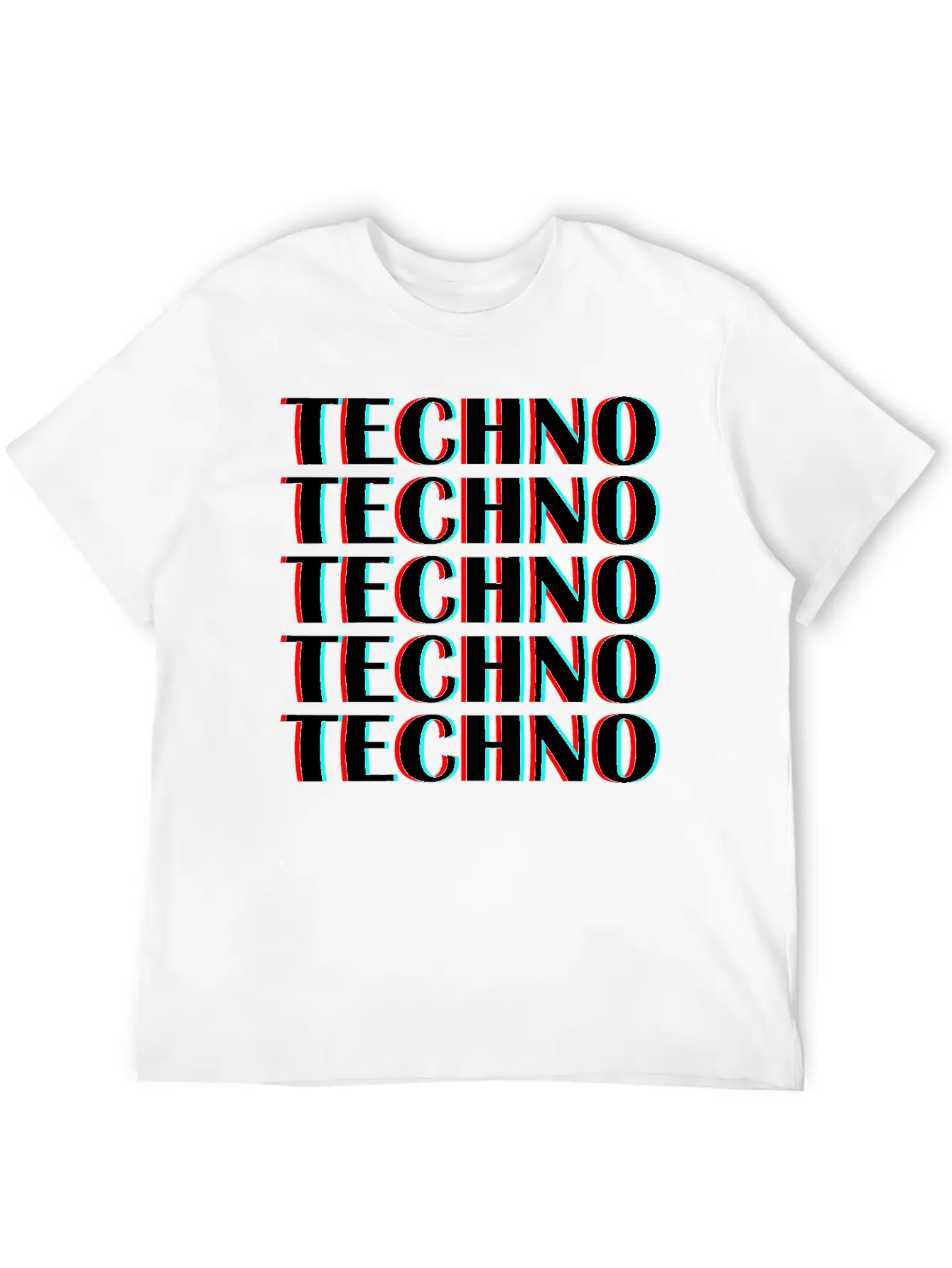 Techno Music Unisex Casual T-Shirt – Clean Design For Daily Comfort