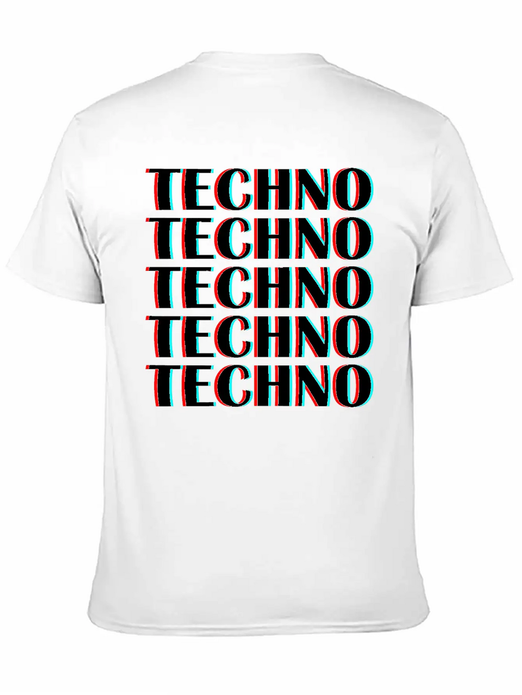 Techno Music Unisex Casual T-Shirt – Clean Design For Daily Comfort