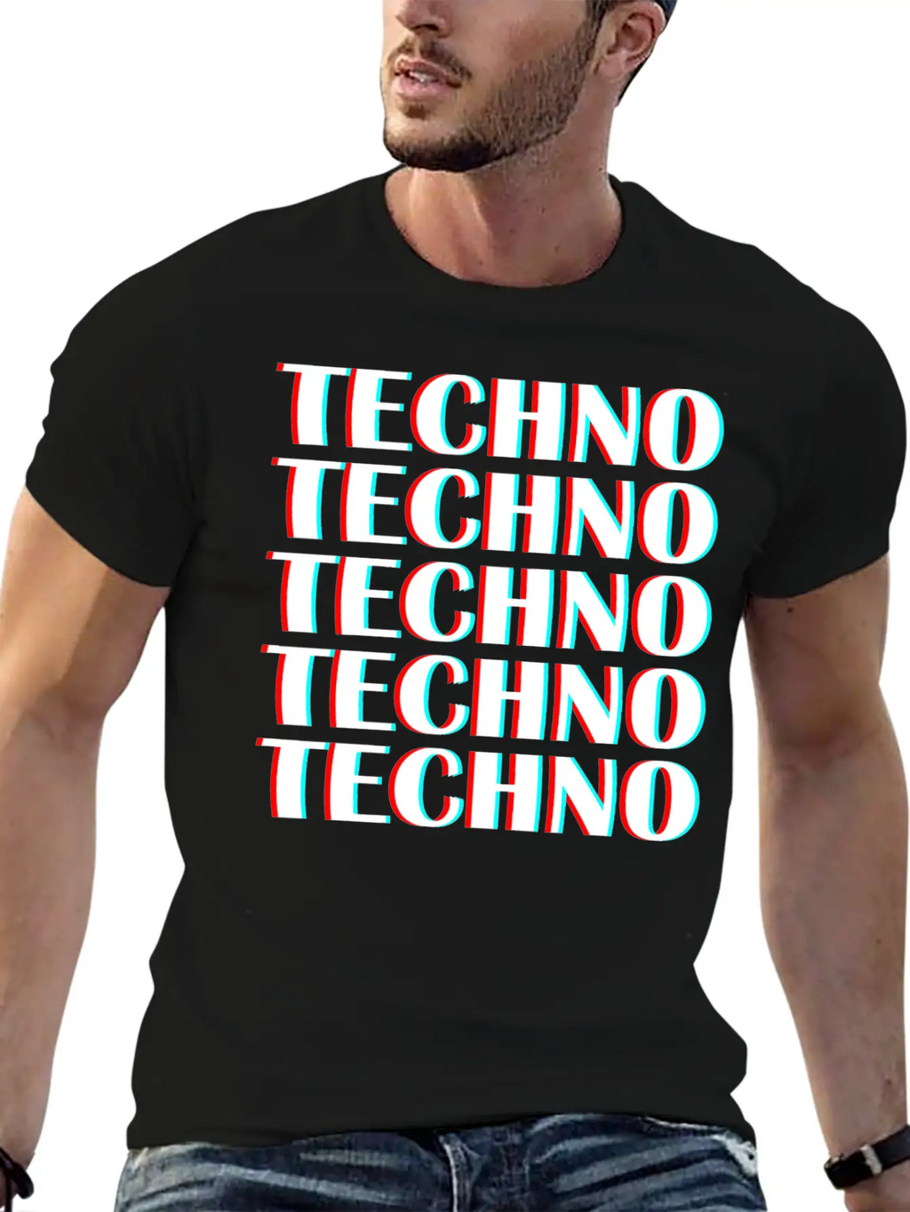Techno Music Unisex Casual T-Shirt – Clean Design For Daily Comfort