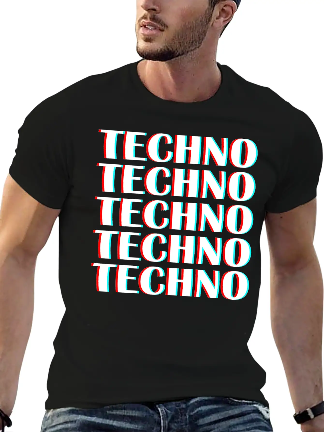 Techno Music Unisex Casual T-Shirt – Clean Design For Daily Comfort