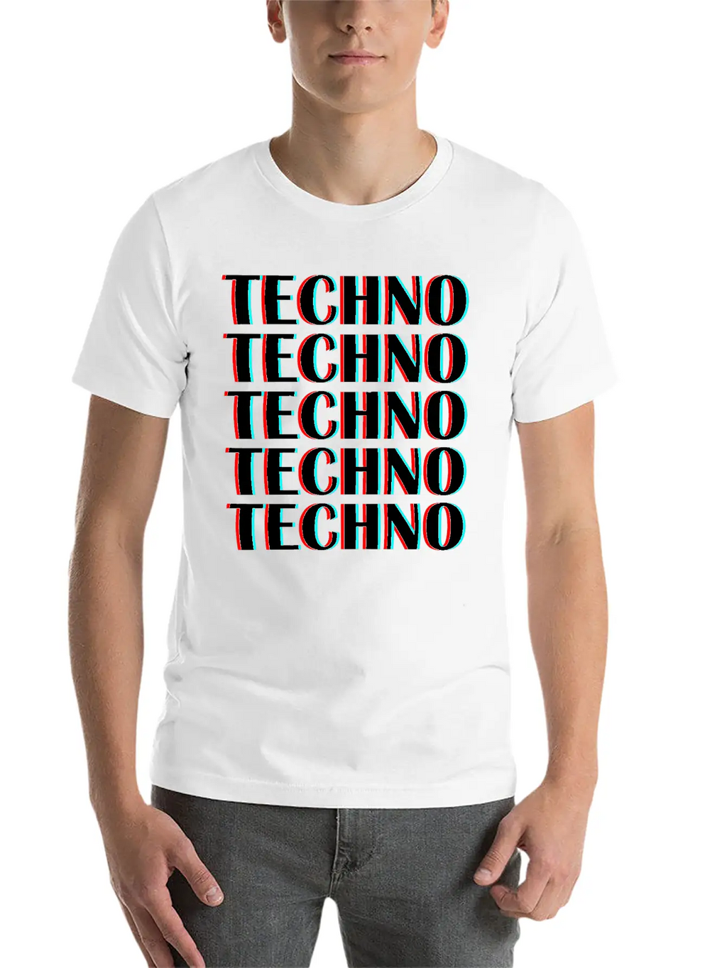 Techno Music Unisex Casual T-Shirt – Clean Design For Daily Comfort