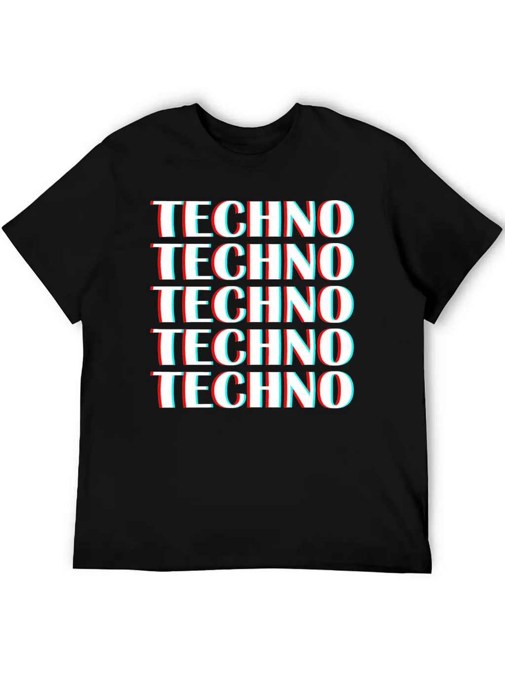 Techno Music Unisex Casual T-Shirt – Clean Design For Daily Comfort