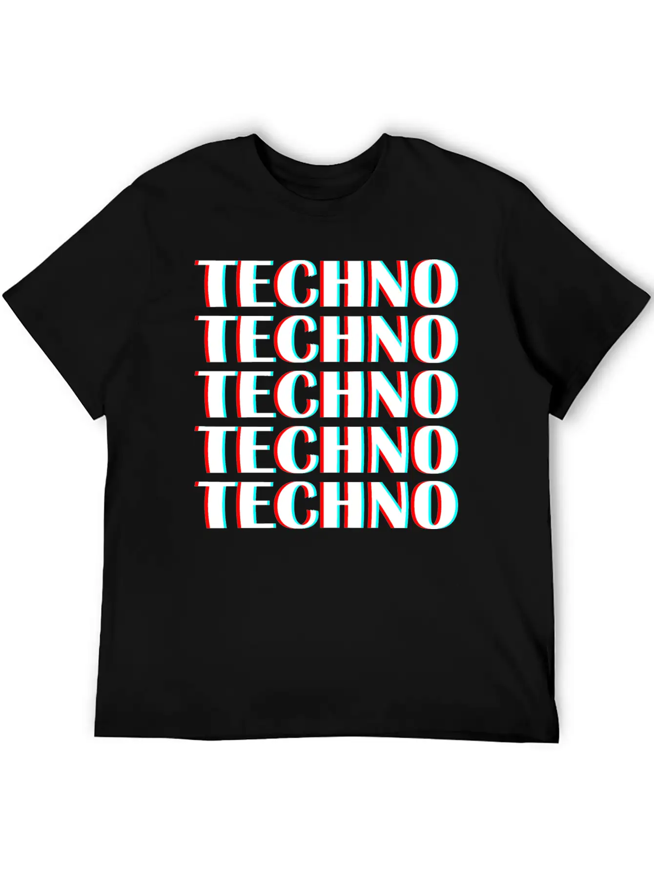 Techno Music Unisex Casual T-Shirt – Clean Design For Daily Comfort