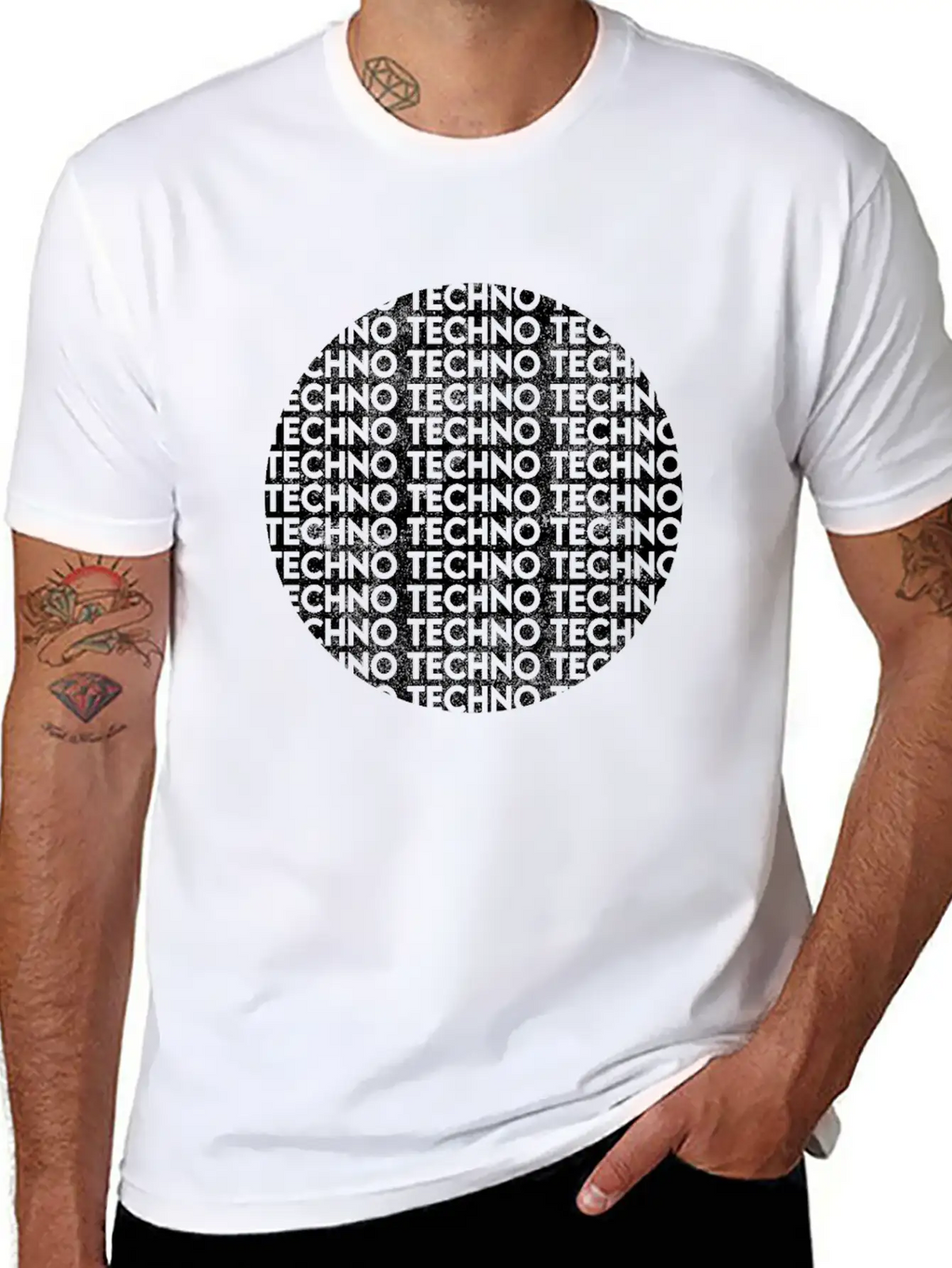 Techno Unisex Casual T-Shirt – Clean Design For Daily Comfort
