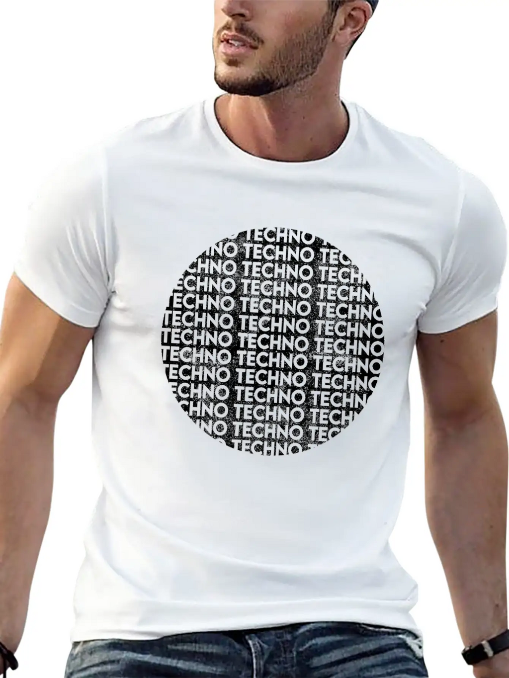 Techno Unisex Casual T-Shirt – Clean Design For Daily Comfort