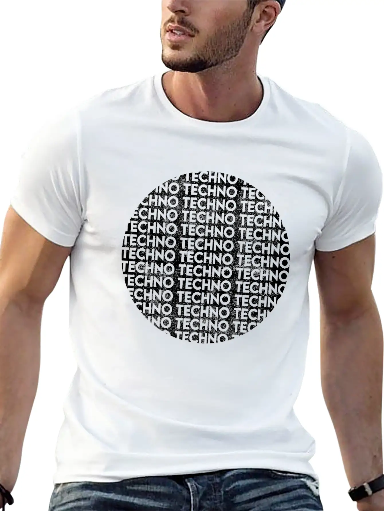 Techno Unisex Casual T-Shirt – Clean Design For Daily Comfort
