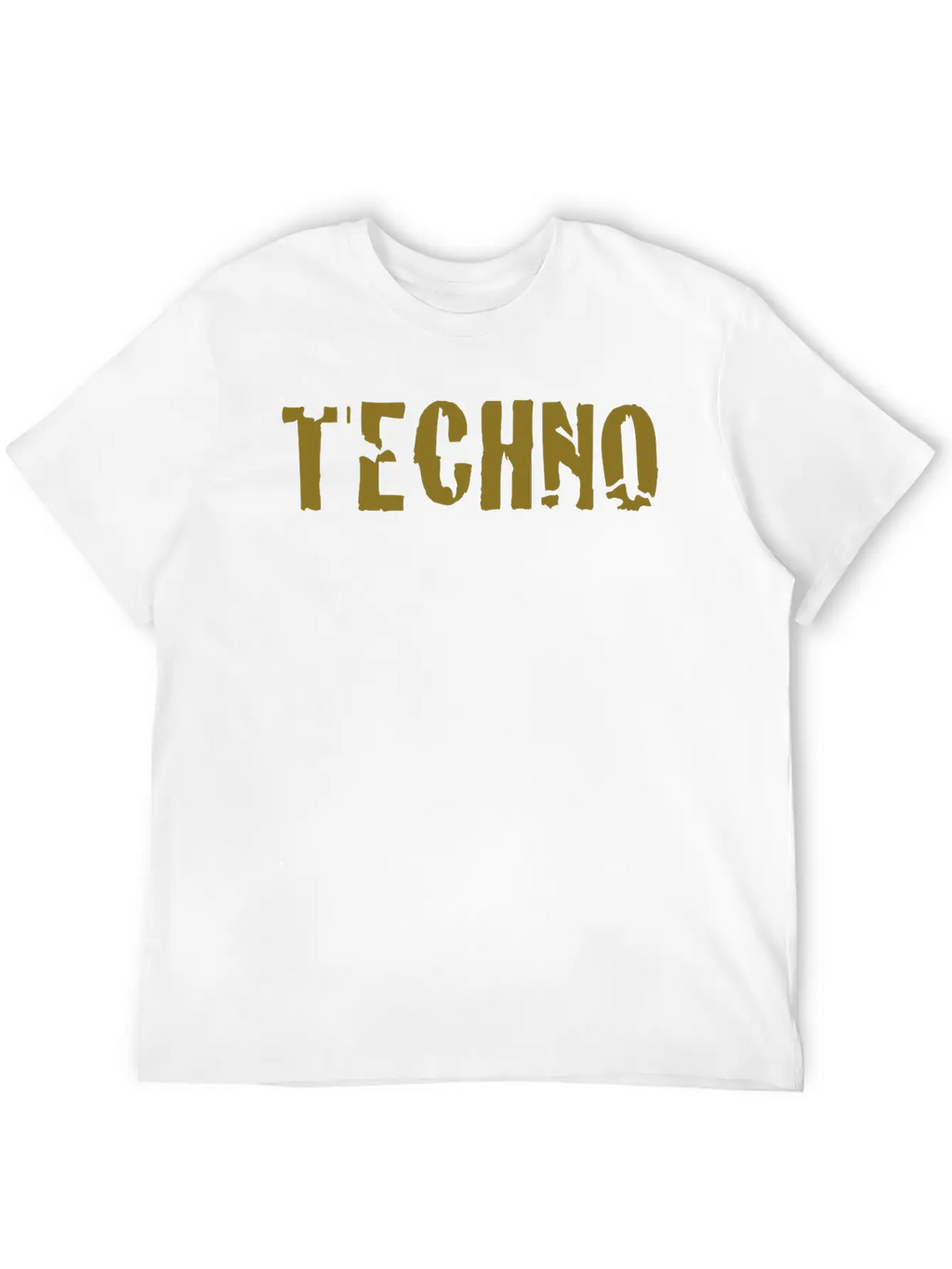 Techno Unisex Short Sleeve Soft Cotton T-Shirt – Casual Everyday Wear