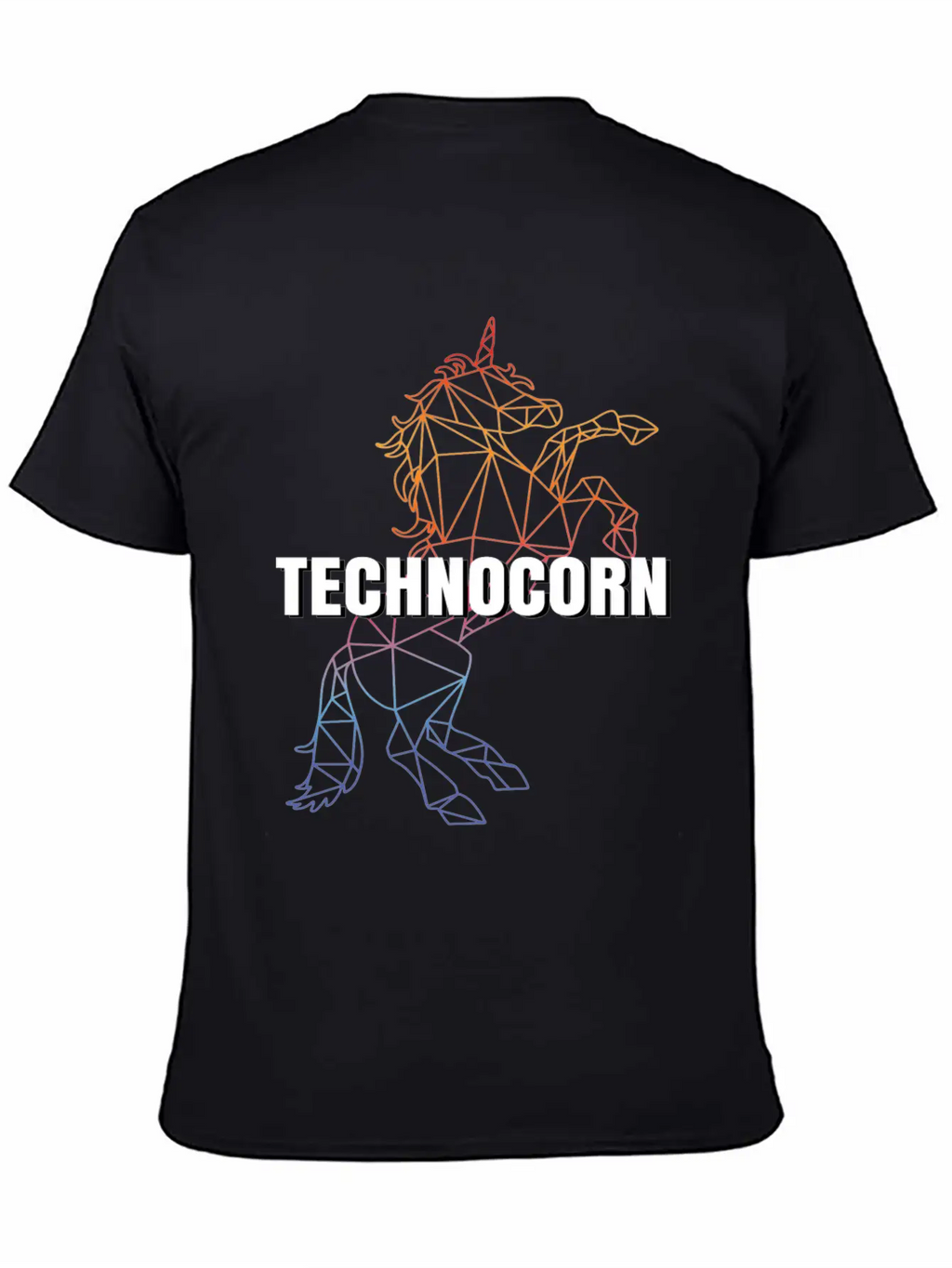 Technocorn Festival EDM Music Unisex Casual T-Shirt – Clean Design For Daily Comfort