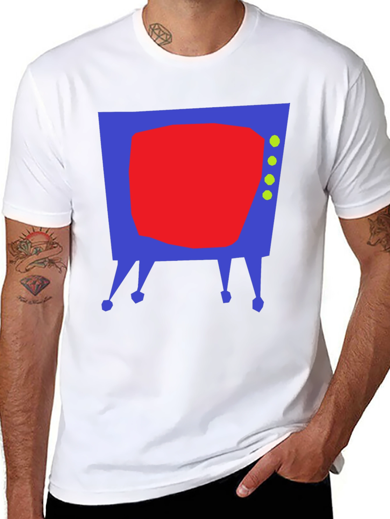 Retro TV Graphic T-Shirt - Cool and Unique Design