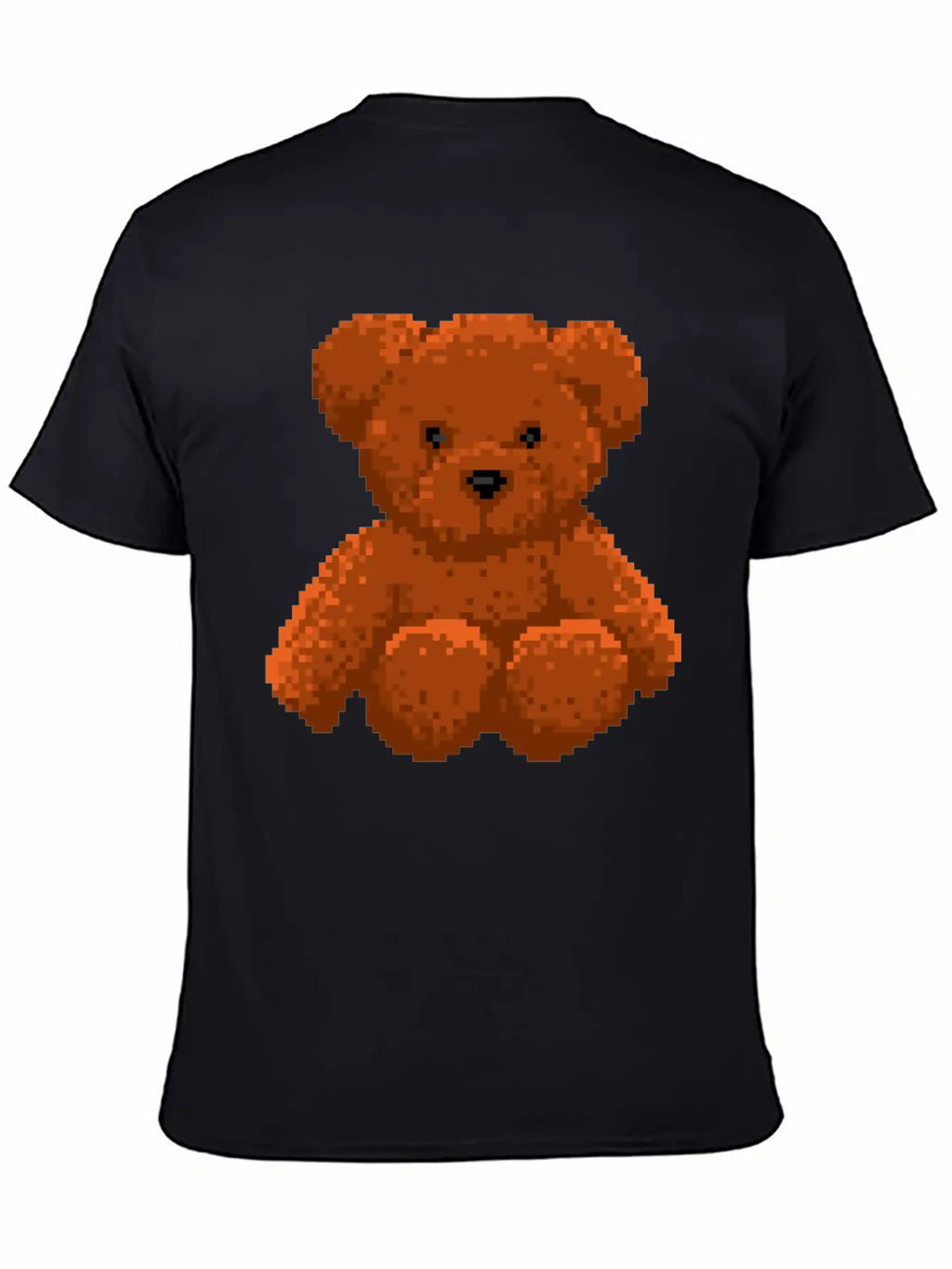 Teddy Bear 8 Bit Pixel Art Stylish Everyday T-Shirt – Unisex Basic Cotton Tee