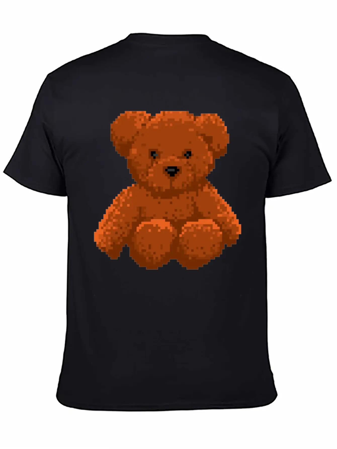 Teddy Bear 8 Bit Pixel Art Stylish Everyday T-Shirt – Unisex Basic Cotton Tee