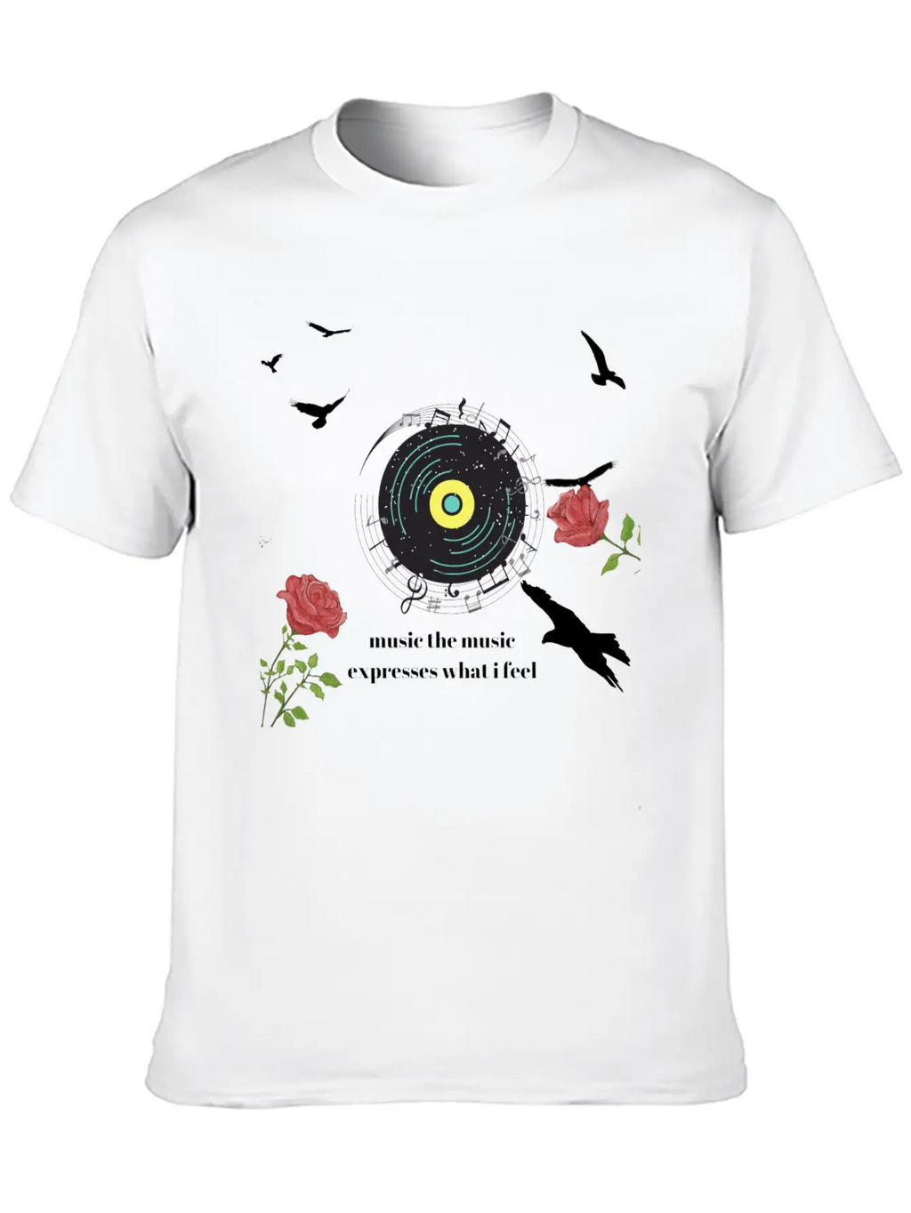 Teen Shirt Music Essential Cotton Tee For Daily Outfits – Unisex Style