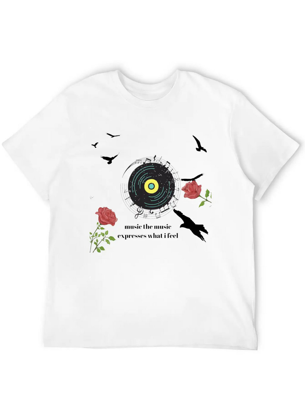 Teen Shirt Music Essential Cotton Tee For Daily Outfits – Unisex Style