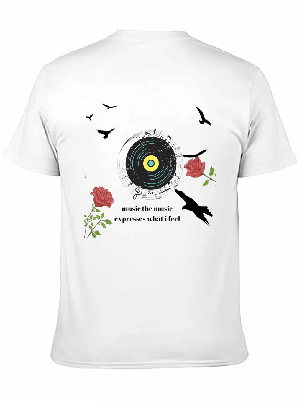 Teen Shirt Music Essential Cotton Tee For Daily Outfits – Unisex Style