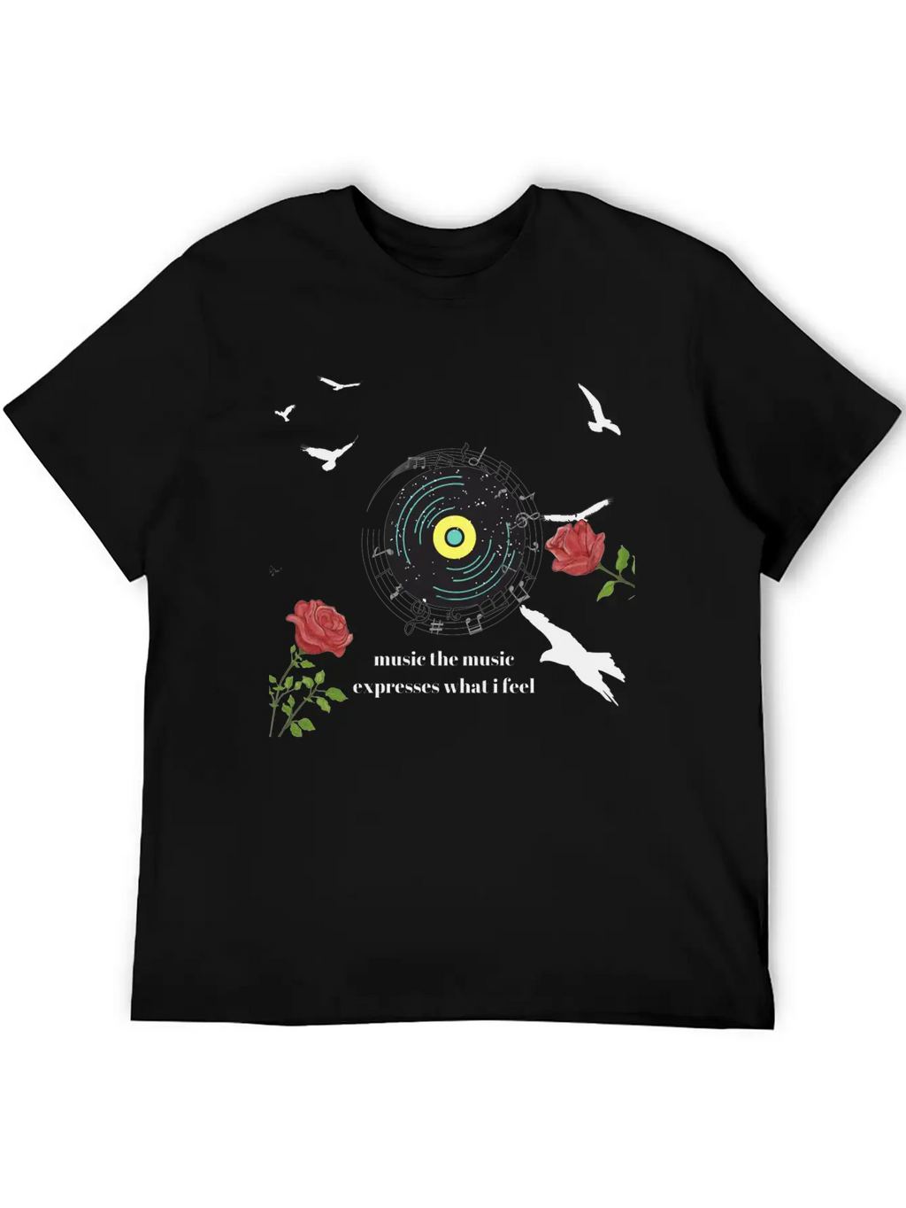 Teen Shirt Music Essential Cotton Tee For Daily Outfits – Unisex Style