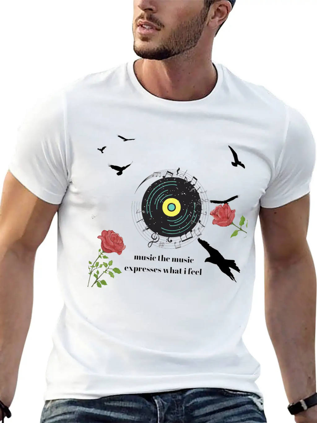 Teen Shirt Music Essential Cotton Tee For Daily Outfits – Unisex Style